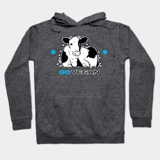 Go Vegan vegetarian plant based Hoodie